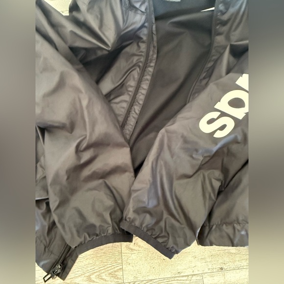 Adidas Lightweight Black Jacket (Adult Small) - Picture 5 of 6